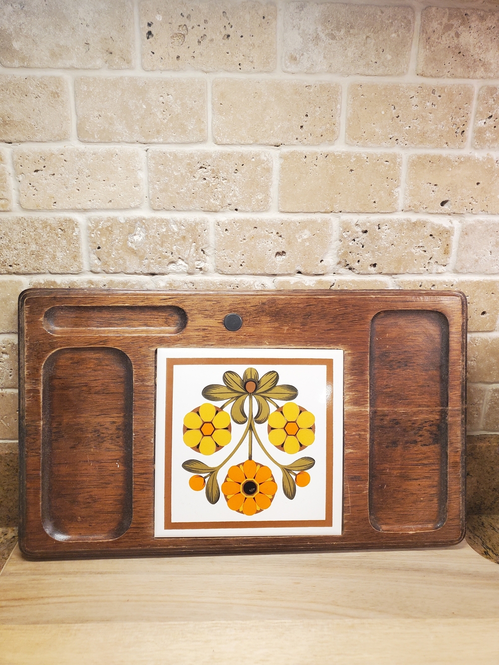 Vintage Gail Craft Wooden Charcuterie Board